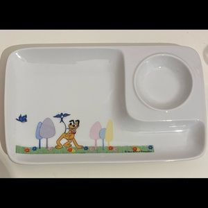 Vintage Walt Disney Productions Pluto Plate